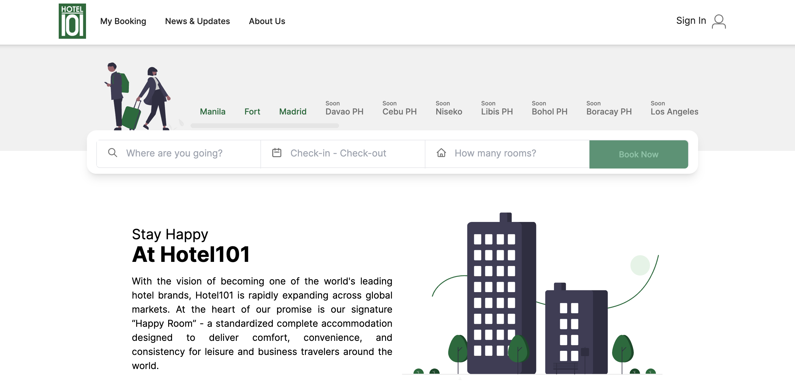 Screenshot thumbnail of Hotel101